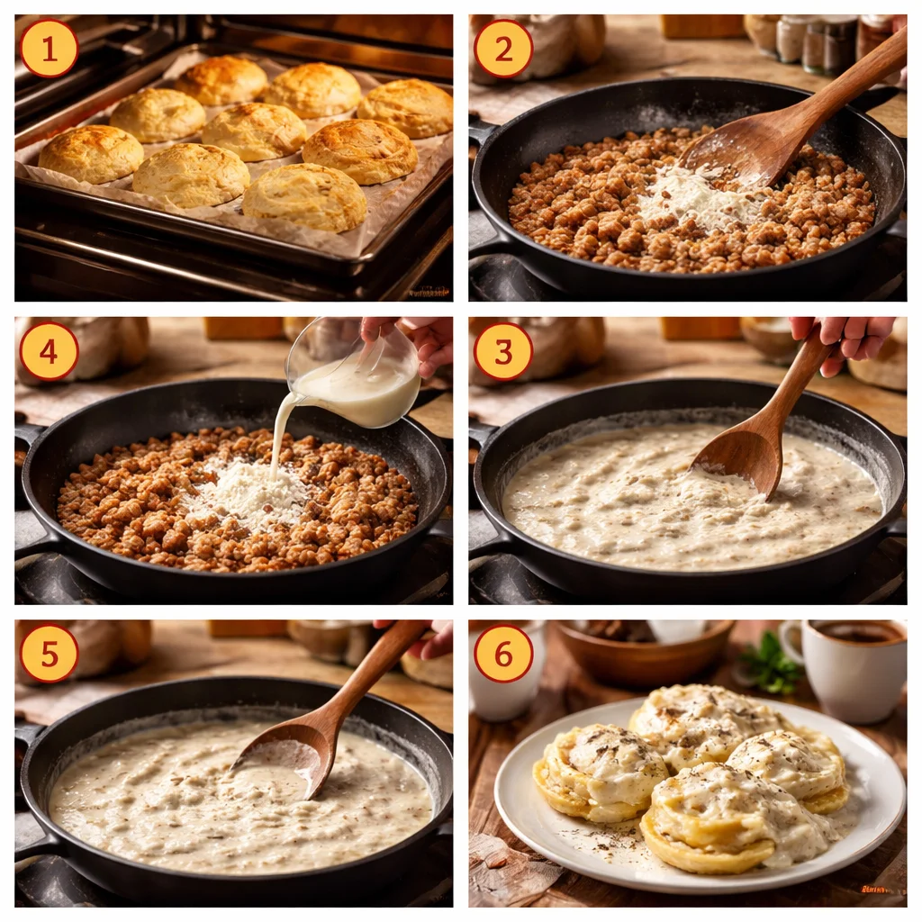 Super Simple Biscuits and Gravy to Brighten Your Morning